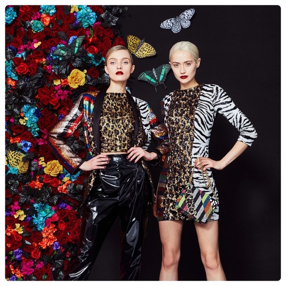 ALICE + OLIVIA Jae Multicolored Sequin Dress - Picture 5 of 14